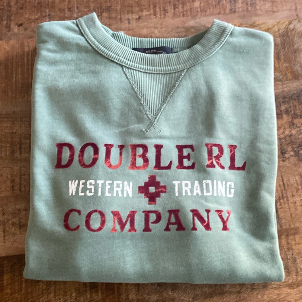 RRL French Terry Company Sweater NWOT